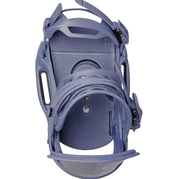 NEW $280 Burton Cartel EST Snowboard Bindings! Large Purple Blue Fit Sizes 10 up - Picture 4 of 6